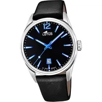 Lotus Leder schwarz Lotus Classic Armbanduhr UL18693/6