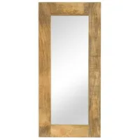 Furnicato Wandspiegel Spiegel Mangoholz Massiv 50 x 110 cm