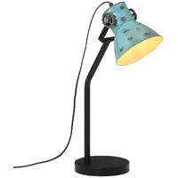 VidaXL - Schreibtischlampe 25 W Blau 17x17x60 cm E27