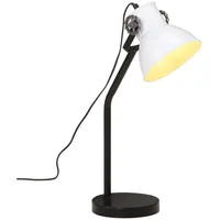 VidaXL Schreibtischlampe 25 W Weiß 17x17x60 cm E27 vidaXL