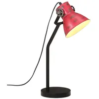 VidaXL - Schreibtischlampe 25 W Rot 17x17x60 cm E27