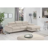 Cotta Ecksofa »Kitty L-Form«, mit Kopfteilverstellung, wahlweise mit Bettfunktion