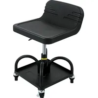 Vevor Rollbarer Garagenhocker, 135 kg Tragkraft, Höhenverstellbar von 40