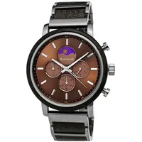 Holzwerk Germany Handgefertigte Designer Herren-Uhr Öko Natur Holz-Uhr Chronograph