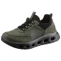 Rieker Damen M6058 Sneaker, Grün, 42 EU Weit -