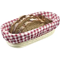 Westmark Bezug für Gärkörbchen, Für ovale Körbchen, 27,5 cm,