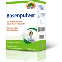 Sunlife Basenpulver 250g Säure-Basen-Haushalt- Übersäuerung Mineralien Vitamine Spurenelemente