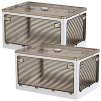 Joybos 2er Set 110 Liter (55x2) Faltbare Aufbewahrungsbox aus