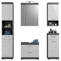 Xonox.home Badmöbel-Set SCHLOONSEE 5-tlg. Weiß