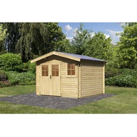 Karibu Felsenau 3 3,20 x 2,82 m Beige