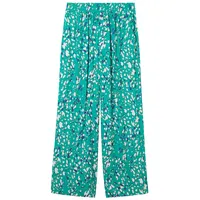 Tom Tailor DENIM Damen Fließende Culotte mit Print, grün,