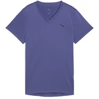 Puma Tad Essential V-Neck Trainingsshirt Damen 46 blue crystal