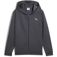 Puma Tad Essentials Kapuzen-Trainingsjacke Jungen 69 galactic gray 176