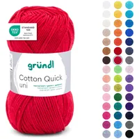 Gründl Wolle Cotton Quick uni - Wolle zum Häkeln