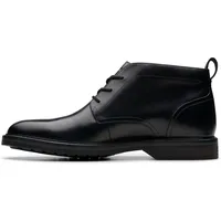 CLARKS Aldwin Chukka Stiefel Black Leather 43