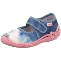 Superfit Belinda Hausschuh Blau Rosa 8050, 28