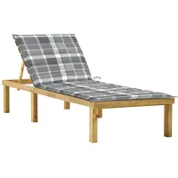 VidaXL Sonnenliege 200 x 70 x 31,5-77 cm mit