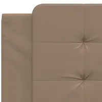 VidaXL Kopfteil-Kissen Cappuccino-Braun 100 cm Kunstleder
