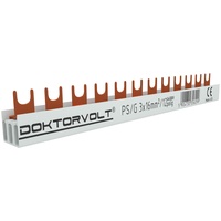 Doktorvolt Phasenschiene 3P Gabel 12-polig 16mm2 PS/G Schiene Sammelschiene