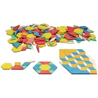Wissner Montessori Pattern Blocks 250 Teile - Pädagogisches RE-Wood