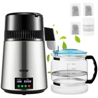 Vevor Wasser Destillierer 1L / H Haushalt Silber Wasserdestilliergerät