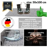 ANRO Schmutzfangteppich Matte Teppich Läufer Flurläufer Bodenbelag Schmutzfangläufer Sauberlaufmatte
