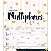 Korsch Verlag Wandkalender 2025 Multiplaner - Time for glamour: