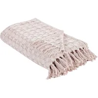 Beliani Tagesdecke, Pink, Textil, 200x220 cm, Schlaftextilien, Bettwäsche, Tagesdecken