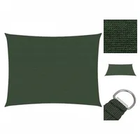 VidaXL Sonnensegel 160 g/m2 Dunkelgrün 2x3 m HDPE