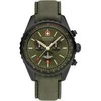 Swiss Military Hanowa SMWGC0000340 Afterburn CHRONO Herrenuhr mit Echtlederarmband
