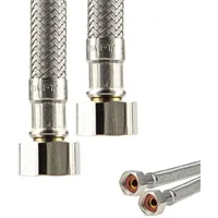 Tecuro Sanitär Verbindungsschlauch 3/8 ÜWM x 3/8 ÜWM x