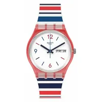 Swatch SEA BARCODE Weiß Silikon 34 mm GR712