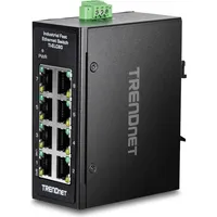 TRENDNET TI Hardened Industrial Railmount Switch, 8x RJ-45 (TI-ELC80)