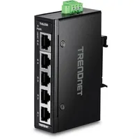 TRENDNET TI Hardened Industrial Railmount Switch, 5x RJ-45 (TI-ELC50)