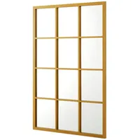 [en.casa] Wandspiegel Cupello 90x60 cm Gold