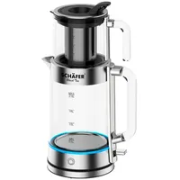 Schäfer Elektronik Komplettset für Teeliebhaber: 2200W Wasserkocher (2,0 L)