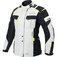 BÜSE Breno Pro Damen Motorrad Textiljacke, schwarz-grau,