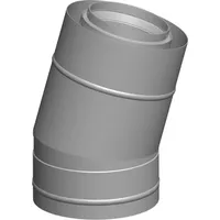 WOLF-Garten Wolf Abgasrohrbogen konzentrisch 15°, DN110/160 aus Edelstahl /