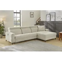 Jockenhöfer Gruppe Ecksofa »Monaco L-Form mit elektromotorischer Relaxfunktion und«,