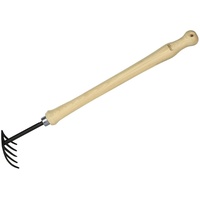 Idealspaten Handrechen Buchenstiel 40 cm