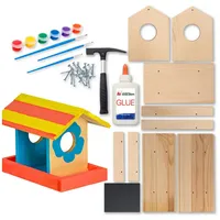 Ita DIY Futterhaus für Vögel zum Zusammenbauen und Bemalen