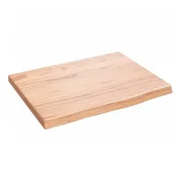 VidaXL Waschtischplatte Hellbraun 40x30x2 cm Massivholz Behandelt