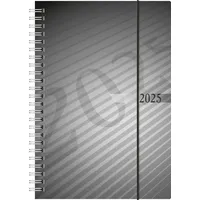 Rido/idé Buchkalender Mod. futura 2 2025 | A5, Kunststoff,