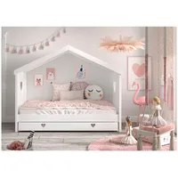 Vipack Hausbett Amori 90 x 200 cm Kiefer lackiert