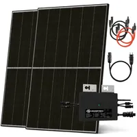 Solarway Solarway® Balkonkraftwerk 800W komplett Steckdose - neuester 800