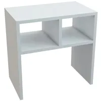 [en.casa] Beistelltisch Ravnsborg 50x50x30 cm Weiß