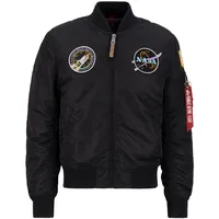 Alpha Industries Ma-1 Vf Nasa Jacke Black M