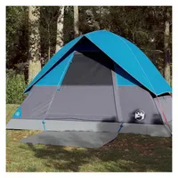 VidaXL Kuppel-Campingzelt 3 Personen Blau