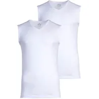 RAGMAN Herren V-Shirt weiß, weiß, NOS