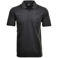 RAGMAN Poloshirt - Oberteil, Softknit-Polo, Baumwollmischung, Brusttasche, Knopfleiste, kurz,